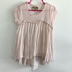 Girls Joyfolie Blush Flowy Top